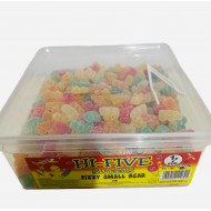 Hi Five Jelly Sweets Fizzy Samll Bear 100% Halal Full Tub 600 Pcs